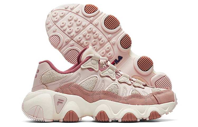 Женские кроссовки Fila Fusion Jagger (розовые) — фото 6