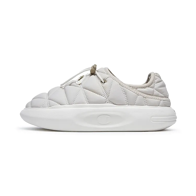 Champion Fabric Abrasion Resistant Low top Casual Shoes Men's Milk White