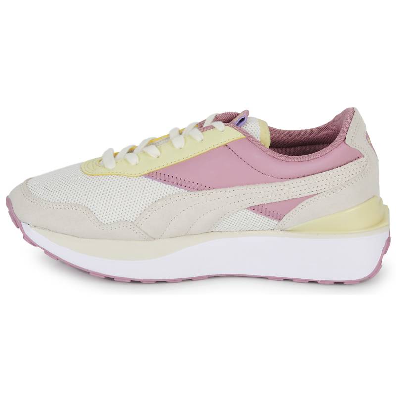 PUMA Cruise Rider Trainer Low top Casual Shoes Women's White Pink
