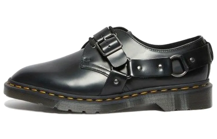 Dr. Martens Henree Polished Smooth Leather Buckle 'Black'