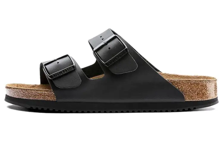 Birkenstock Kyoto Oiled Leather/Suede Leather Narrow Fit 'Black'