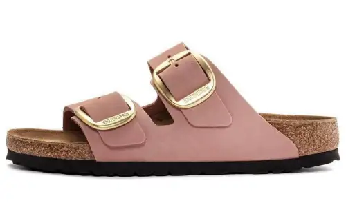 Birkenstock Arizona Big Buckle Nubuk Leather 'Old Rose' Women's