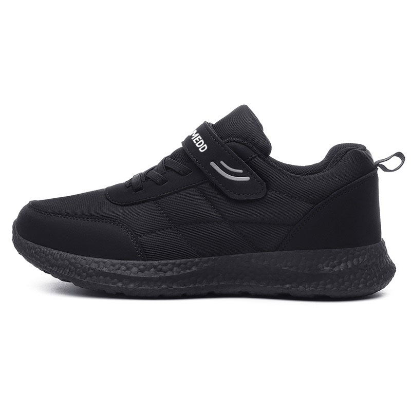 Medd Walking Shoes Unisex Low Top Black