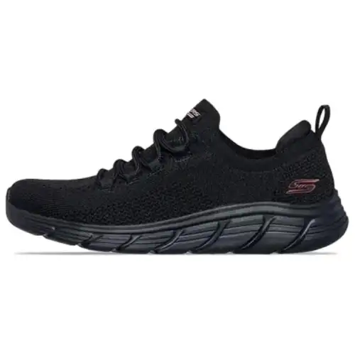 Skechers BOBS Sport B Fle Abrasion Resistant Low top Casual Shoes Women's Black