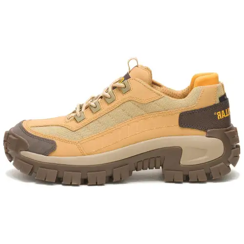 CAT Leather Low top Casual Shoes Men's Toffee