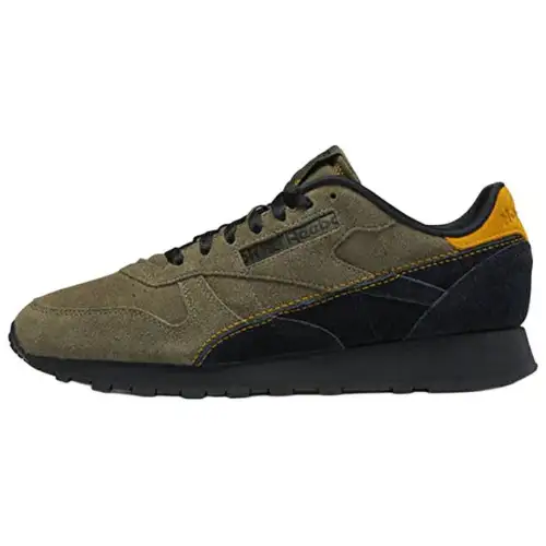 Reebok Classic Leather 'Army Green Black Bright Ochre'
