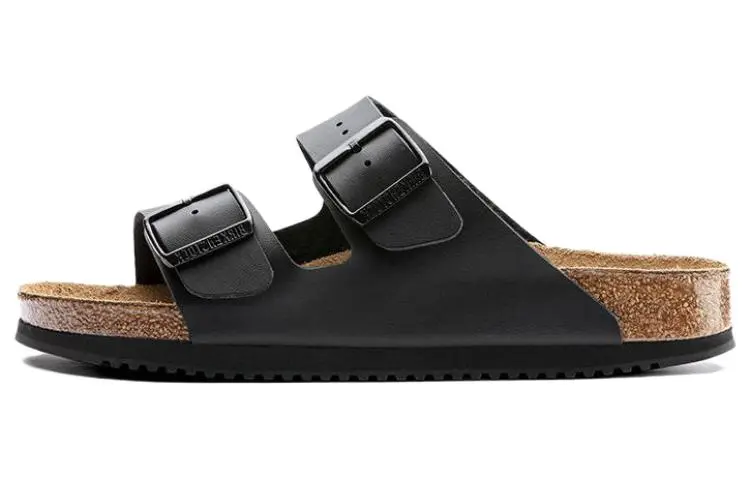 Birkenstock Arizona Prof Birko Flor Narrow Fit 'Black'
