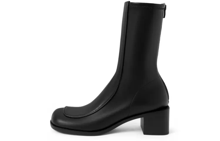 CHARLES&KEITH Pu Knee high Boots Women's Black