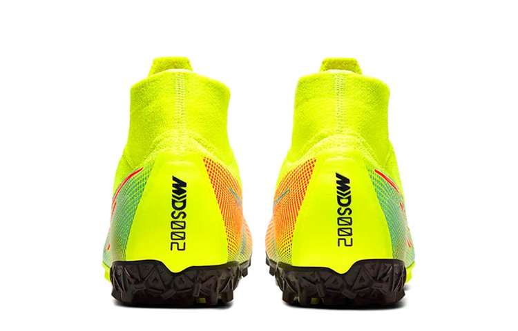Мужские кроссовки Nike Mercurial Superfly 7 13 Elite Mds TF (желто-зеленый) — Жёлтый / зелёный — фото 5