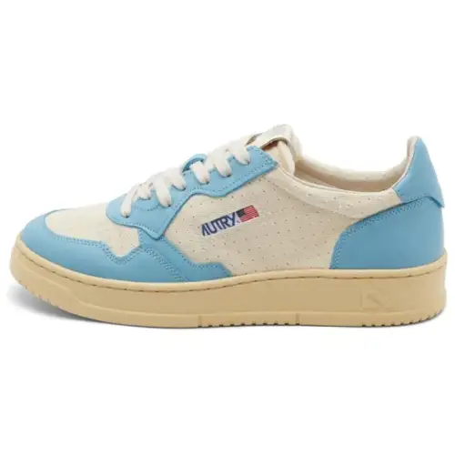 AUTRY Colourblock Round Toe Lace Up Sneakers