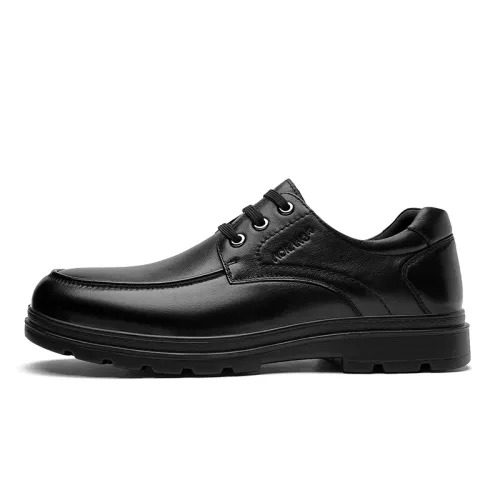 AOKANG business commuting heightening formal leather shoes men's black