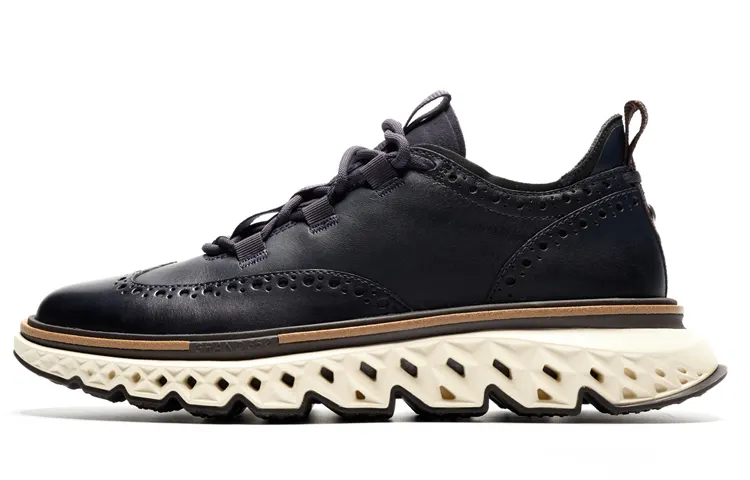 COLE HAAN Cow Leather Low top Casual Shoes Men's Dark Blue