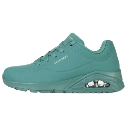 Skechers Uno Stand Abrasion Resistant Abrasion Resistant Low top Casual Shoes Women's Cyan