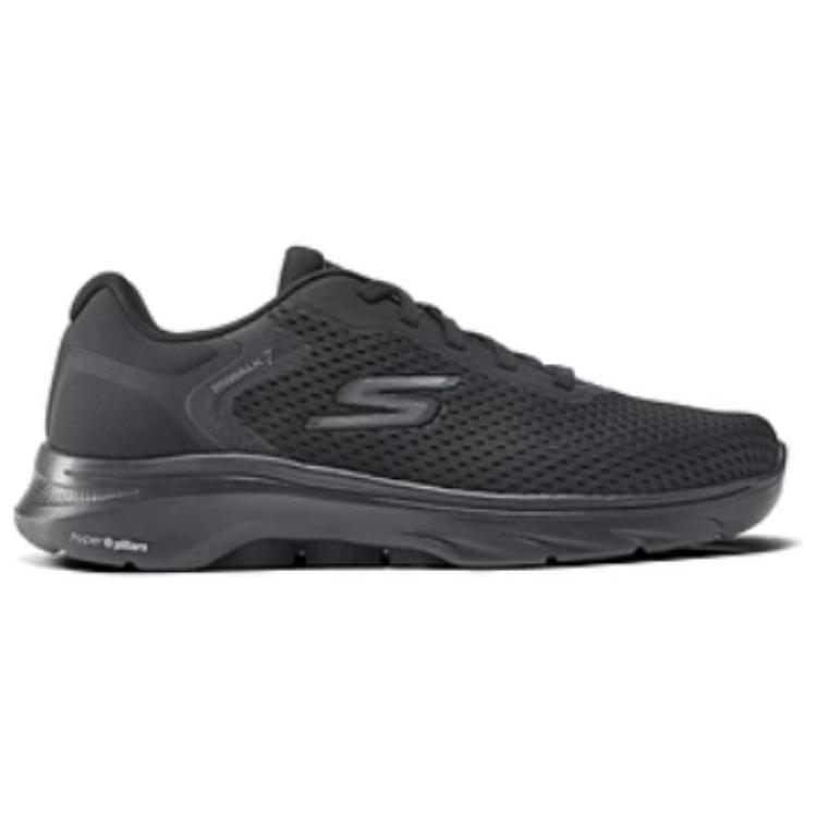 Skechers GO WALK 7 Comfortable Lightweight Low top Casual Shoes Men’s Black