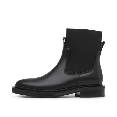 Chrisdien Deny Cow Leather Short Chelsea Boots Women's