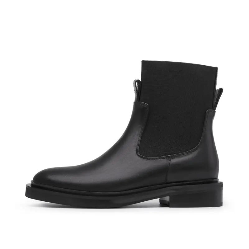 Chrisdien Deny Cow Leather Short Chelsea Boots Women's