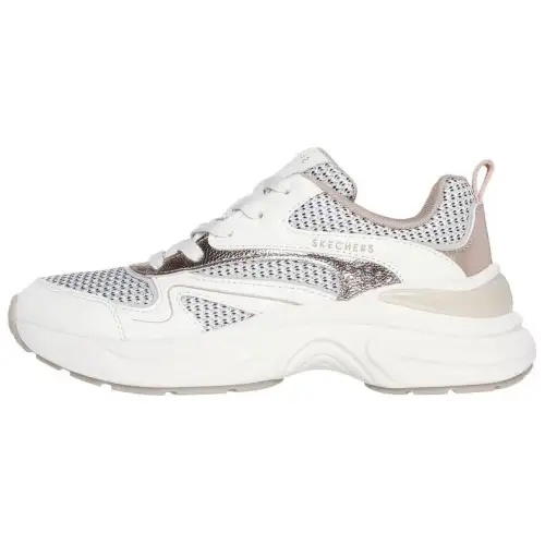 Skechers Low top Casual Shoes Women's White Gold
