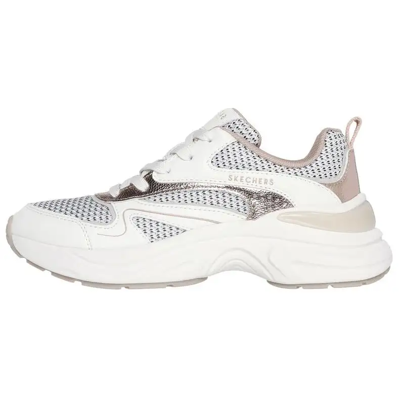 Skechers Low top Casual Shoes Women's White Gold