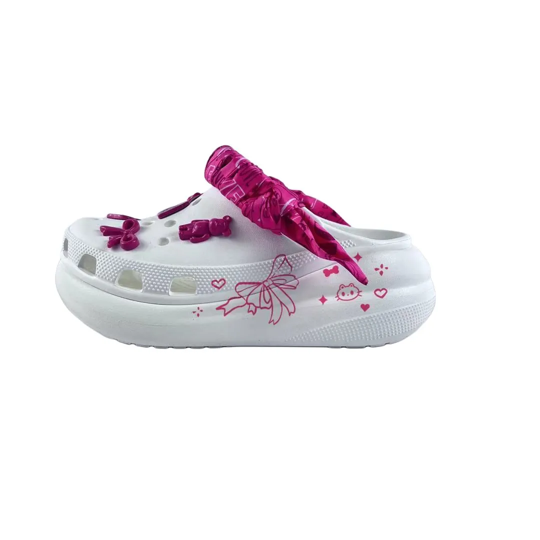 Crocs Crush Clog EVA Clogs Unisex White