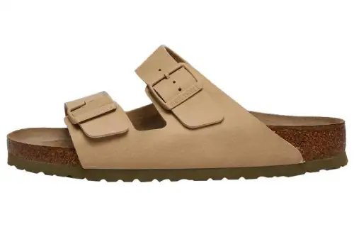 Birkenstock Arizona Leather Slide Slippers Women's Skin