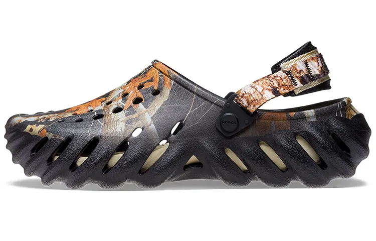 Crocs Echo Clog Realtree Edge Camo Black