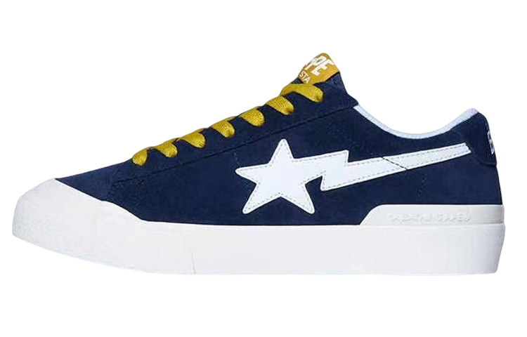 Мужские кроссовки A BATHING APE MAD STA (сине-белые)