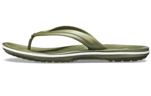 Crocs Quiet Quick Dry Quiet Quick Dry Flip Flops Unisex Army Green