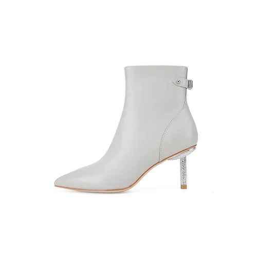 D FUSE SCANDINAVIA Cow Leather Ankle Boots 7.5cm Women's