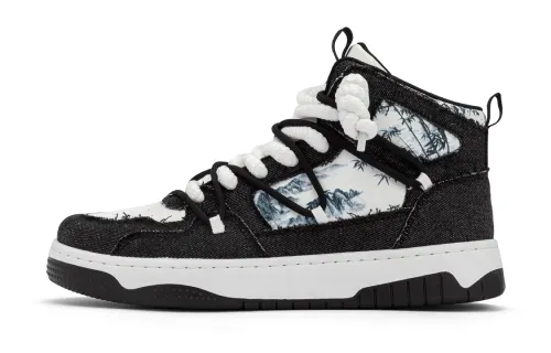 PAUL FRANK Height Increasing Breathable High top Skateboard Shoes Men's