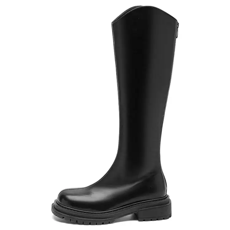 AGSDON Pu Knee high Boots 4.5cm Women's
