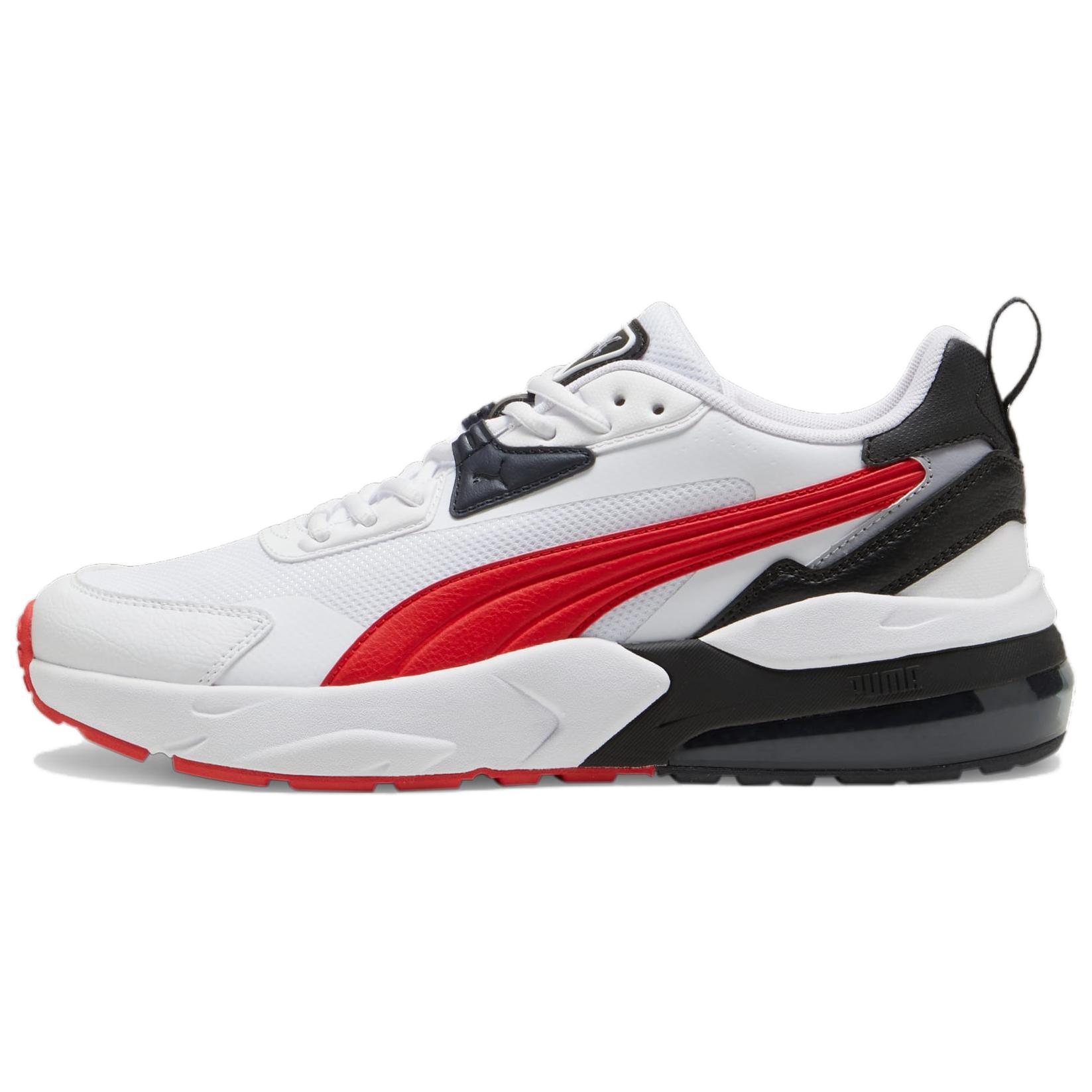 PUMA Vis2k Low top Casual Shoes Unisex White Black Red
