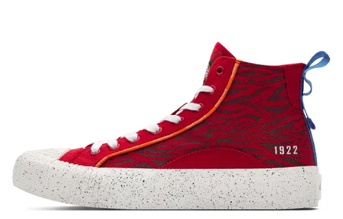 Dickies Canvas Shoes Men's High Top Red