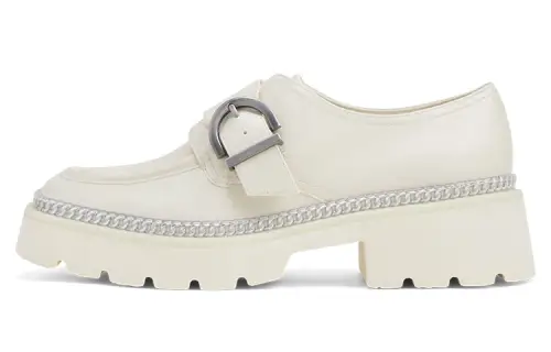 CHARLES&KEITH Loafers Women's Low Top Black/Composite Color/White