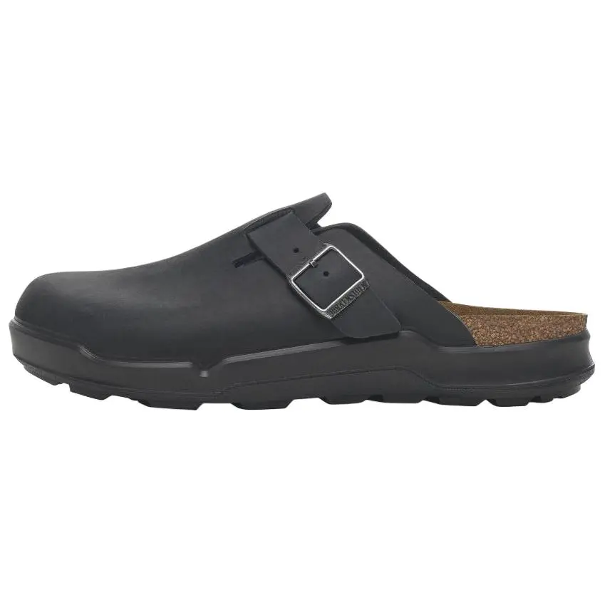 Birkenstock Boston Slip Resistant Closed Toe Slippers Men's Black