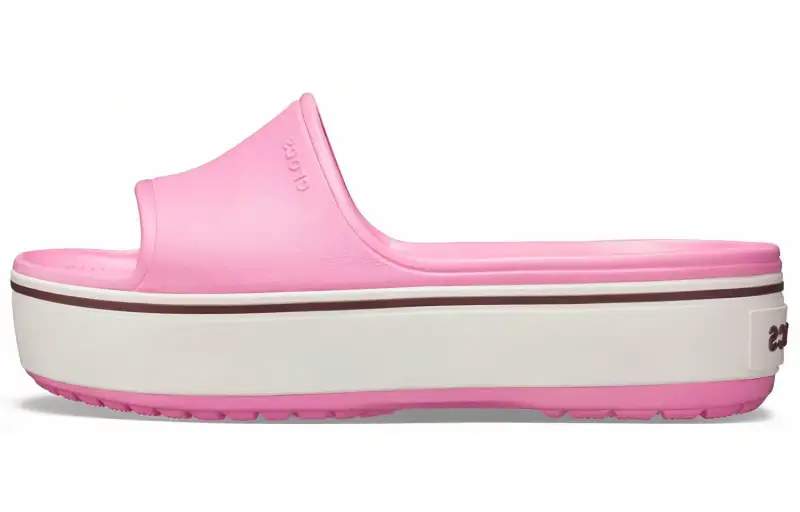 Crocs Crocband Platform Slide Thick Sole Pink Slippers
