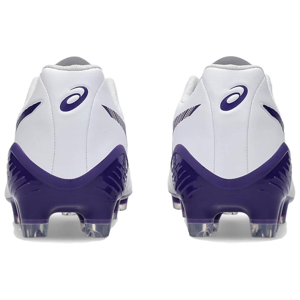 Asics DS LIGHT X FLY 5 Artificial Turf, Natural Grass Soccer Shoes Men’s White Purple