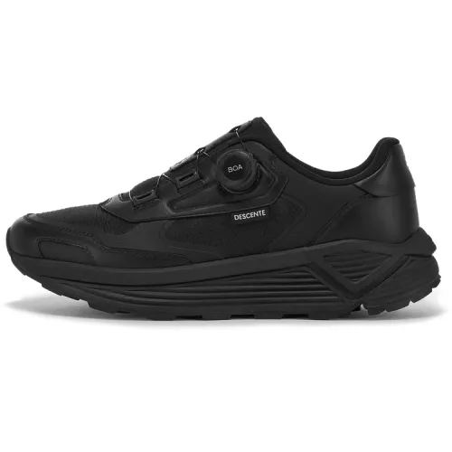DESCENTE DUALIS Urban Commute PRIMIER TRAINER WIRE Slip Resistant Abrasion Resistant Low top Casual Shoes Women's Black