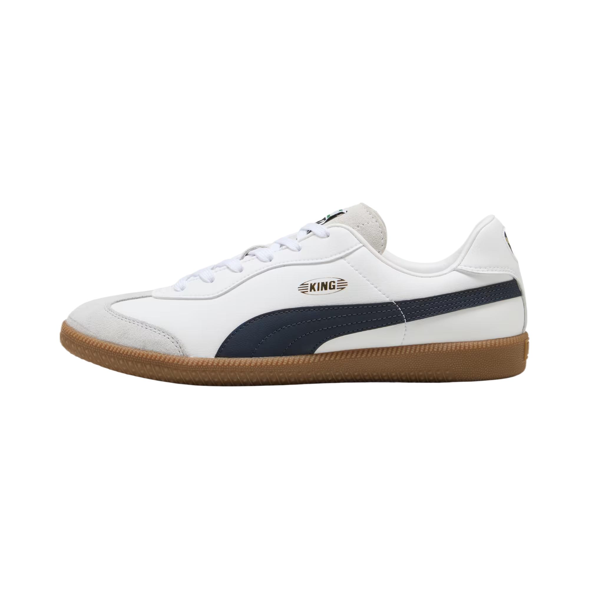 PUMA King 21 IT Cow Leather Soccer Shoes Men’s White