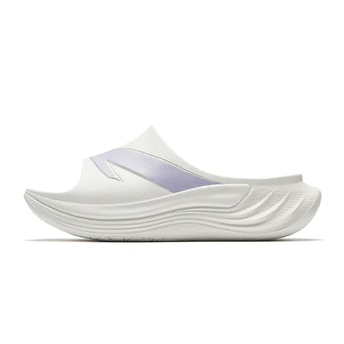 Anta Slip Resistant Slip Resistant Slide Slippers Women's White Purple