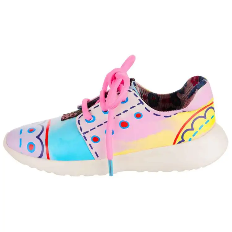 IRREGULAR CHOICE Pu Versatile Lightweight Low top Casual Shoes Women's Pink