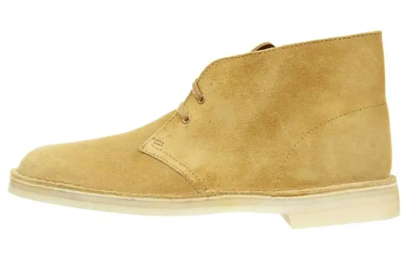 Clarks Leather Ankle Boots Men's Light Brown