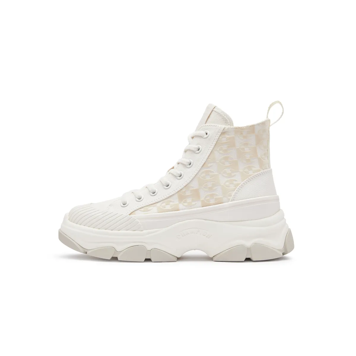 Champion Campus High top Canvas Shoes Women's Beige
