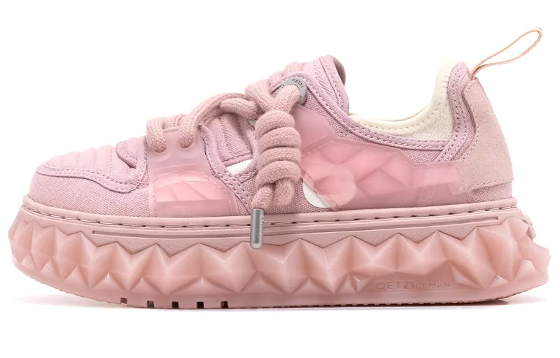 OETZI Fabric Low top Skateboard Shoes Women's Pink