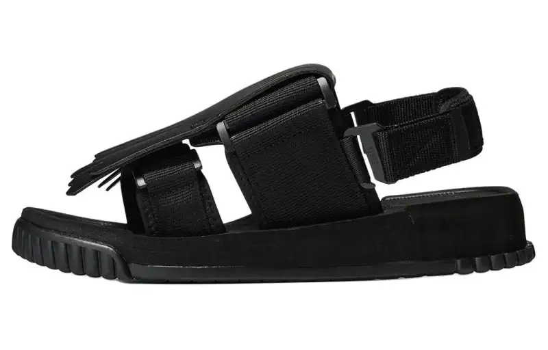 Shaka Beach Sandals Unisex Black