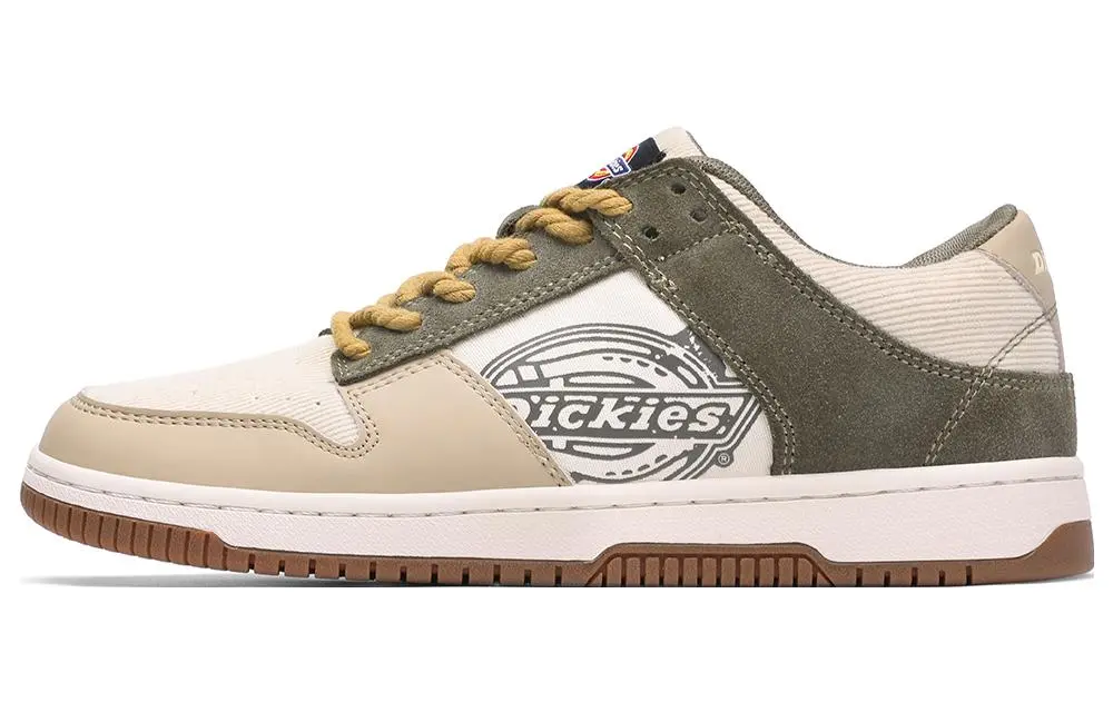 Dickies Slip Resistant Abrasion Resistant Low top Skateboard Shoes Men's Avocado