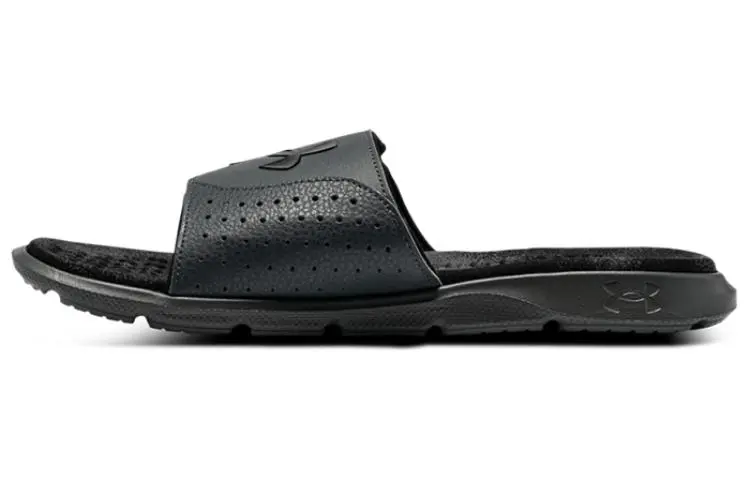 Under Armour Ignite 7 Graphic Strap Slide 'Pitch Grey Black'