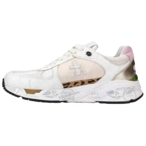 PREMIATA Leather Low top Casual Shoes Women's White