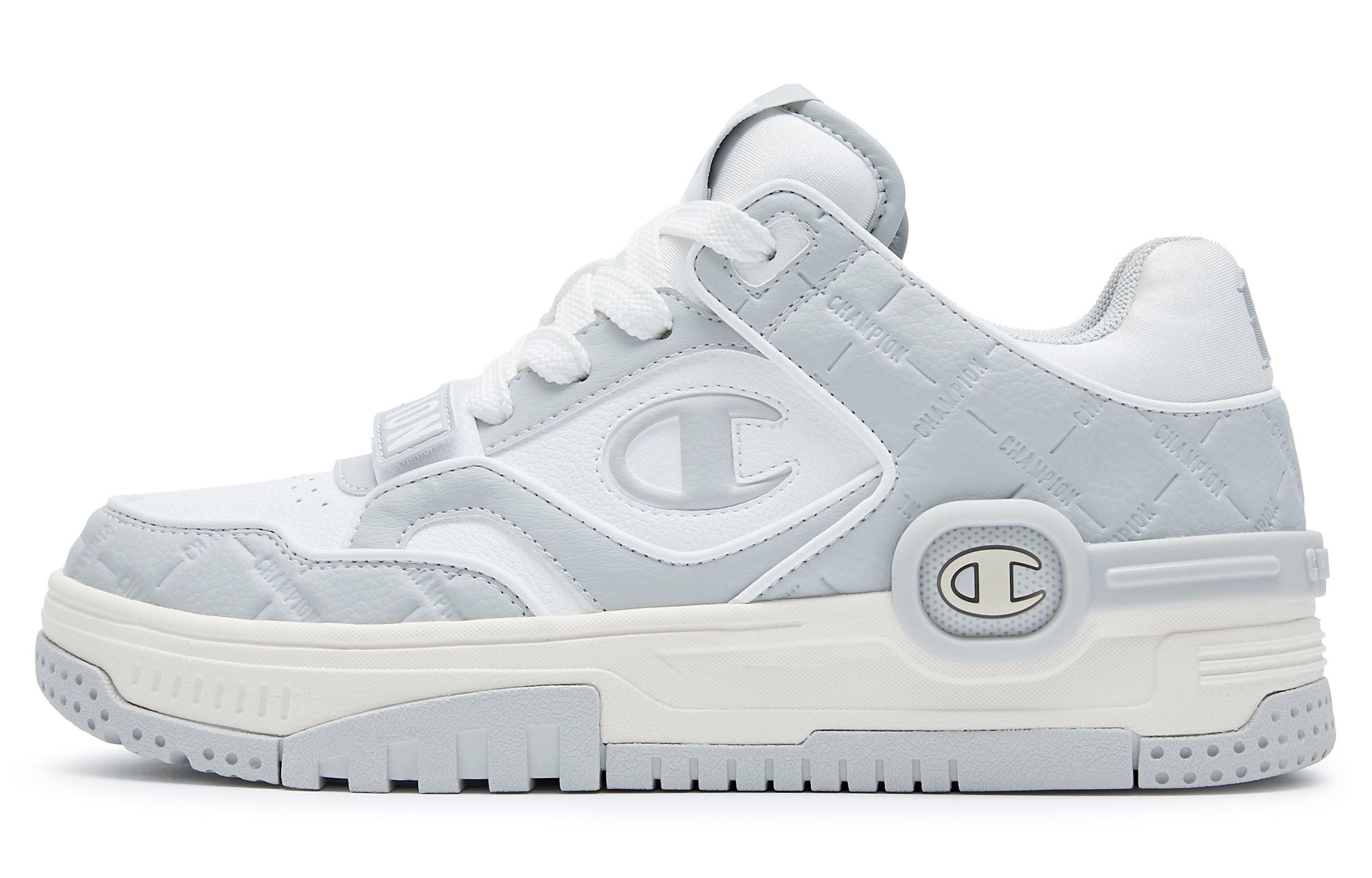 Кеды Champion C Skate V1 Mono (бело-серые)