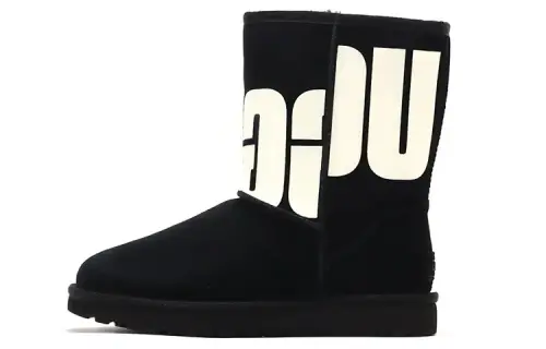 UGG Classic Short 2 Chopd 'Black White' Women's