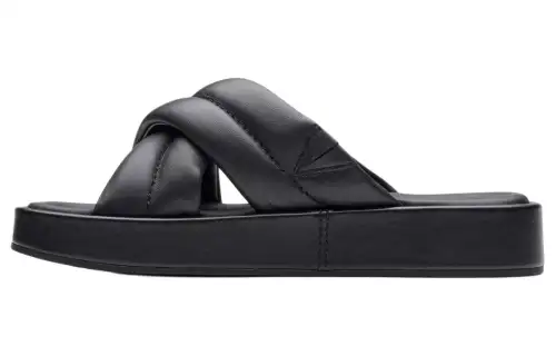 Clarks Slide Slippers Women's Black